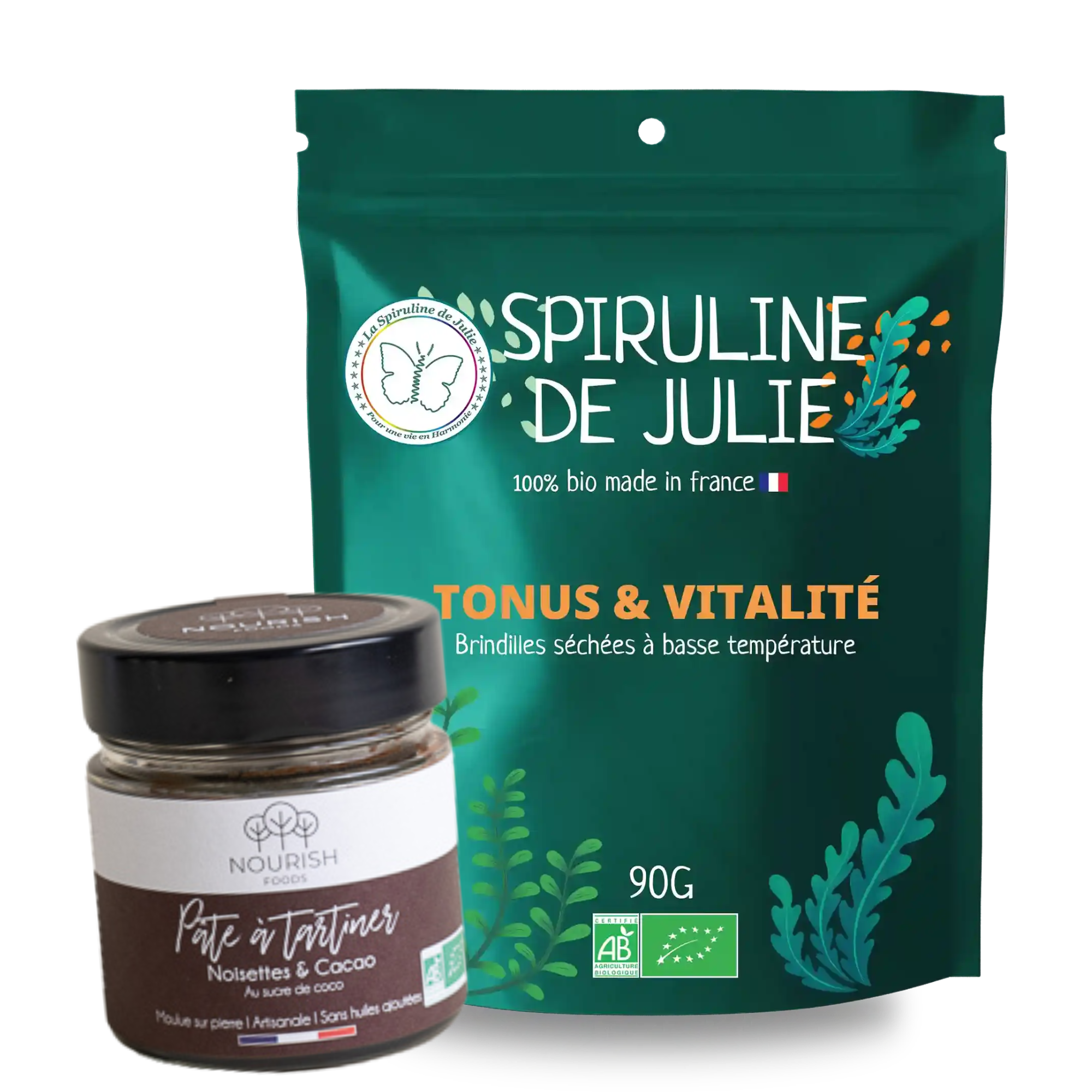chocolat spiruline énergie du matin, petite formule