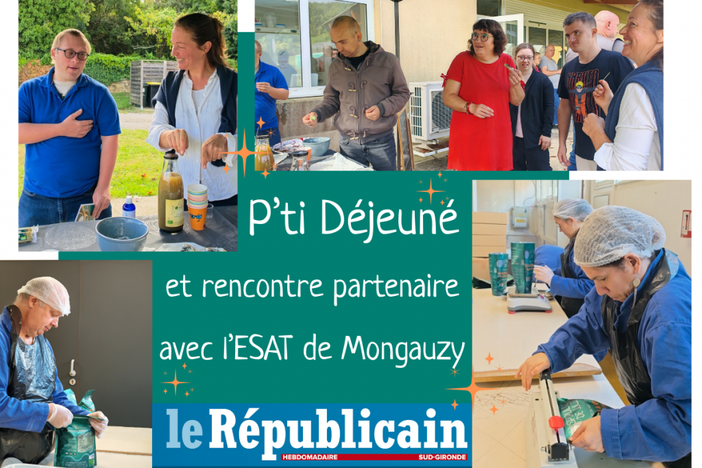 Rencontre ESAT Mongauzy Spiruline de Julie
