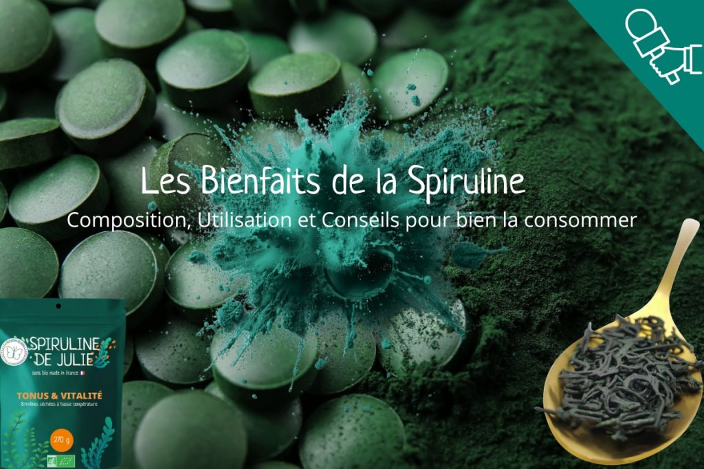 image de présentation de l'article : Spiruline bienfaits, composition, utilisation et conseils pour bien la consommer