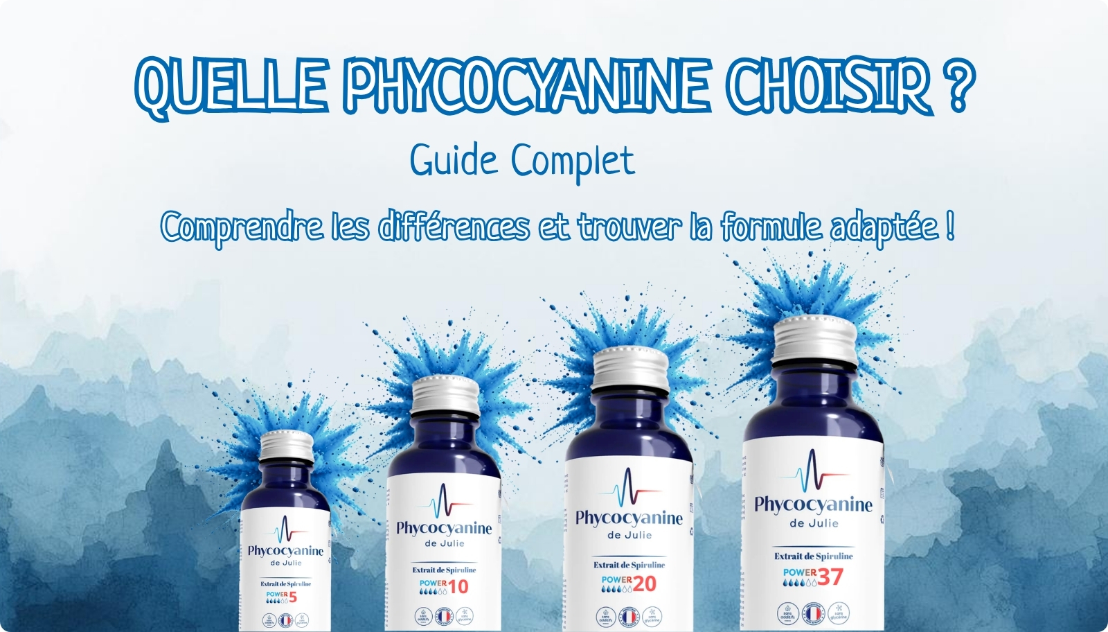 Quelle phycocyanine choisir ? Guide complet pour comprendre les différences et trouver la formule adaptée